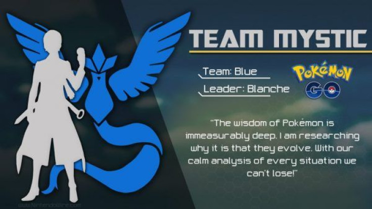 Pokemon Go Blue Team (Mystic) led by Blanche
