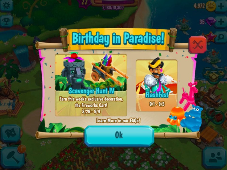 This week's Paradise Bay Scavenger Hunt prize includes fireworks!