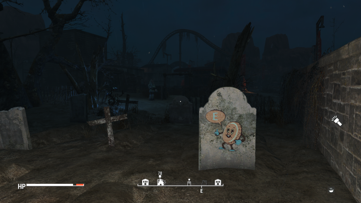 The hidden Cappy on the back of a grave in Dry Rock Gulch