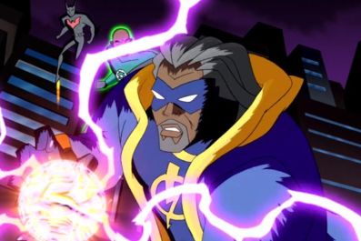 An older version of Static in 'Justice League: Unlimited.'