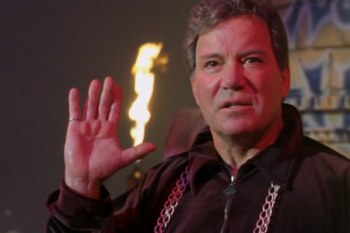William Shatner in Free Enterprise