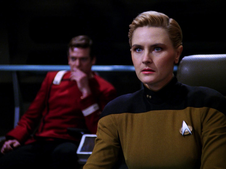 Denise Crosby as Tasha Yar in 'Star Trek: The Next Generation' episode "Yesterday's Enterprise."