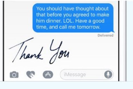 Handwritten and digital touch messages are more of the great new features added to iOS 10