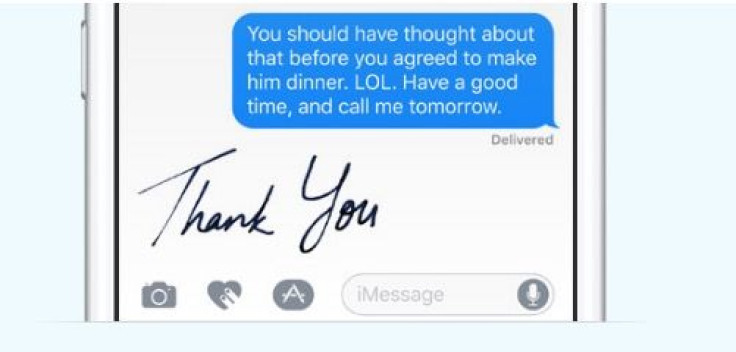 Handwritten and digital touch messages are more of the great new features added to iOS 10