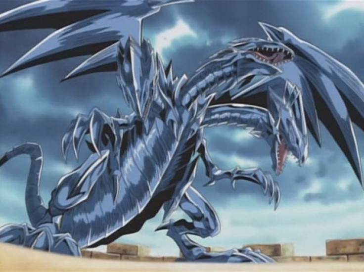 The Blue-Eyes Ultimate Dragon in the Yugioh anime