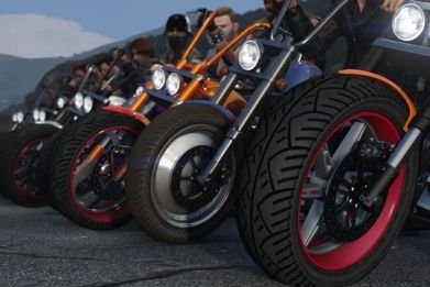A small tease of the new motorcycles coming to GTA Online in the Biker DLC