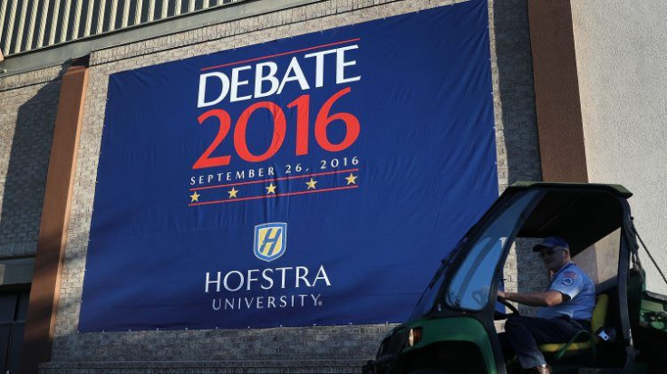 Monday's presidential debate will be live streamed from Hofstra University in New York, via numerous online media providers as well as all major television broadcasting stations beginning at 9 PM EST (8 PM CST, 6 PM PST)