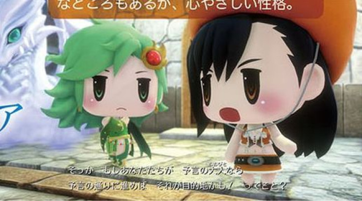 Tifa and Rydia in World of Final Fantasy.