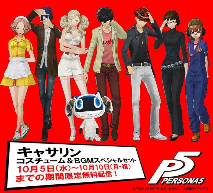 The 'Catherine'-themed DLC, free in Japan for a limited time.