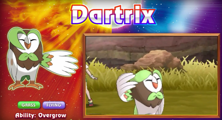 Dartrix evolves from Rowlet