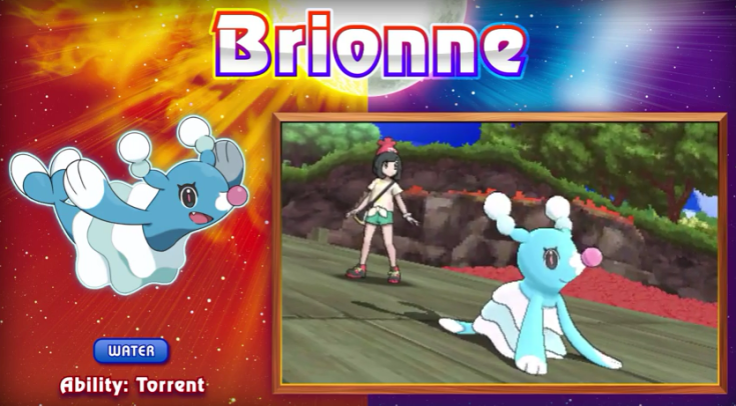 Brionne evolves from Popplio