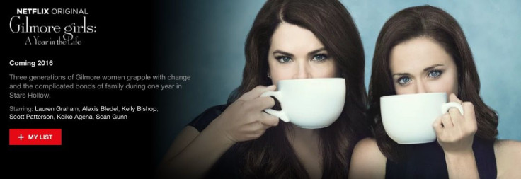 "Gilmore Girls: A Day In The Life" is coming to Netflix November 25, 2016