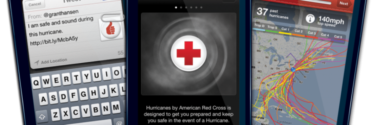 The American Red Cross offers an excellent hurricane tracking app with alerts, maps and ways to let loved ones know you're ok.