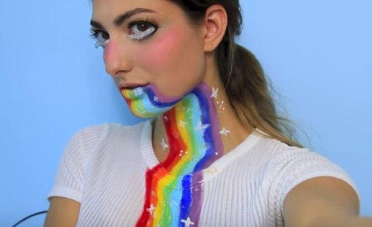 The Puking Rainbow filter is a favorite on Snapchat. Find out how to make this Snapchat filter inspired costume yourself.