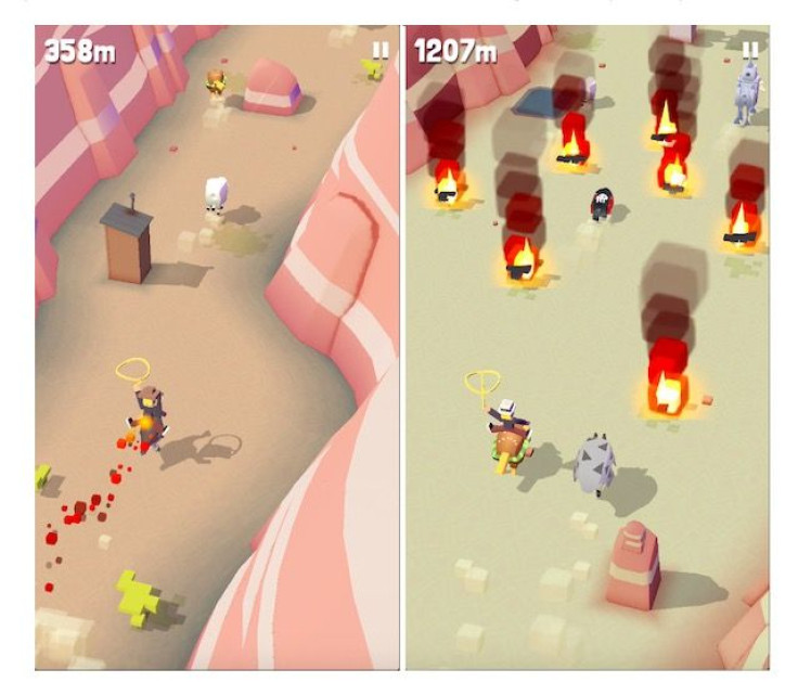 Fires, waterholes and the exotic Australian drop bear are some of the many exciting new features in Rodeo Stampede's Outback update.