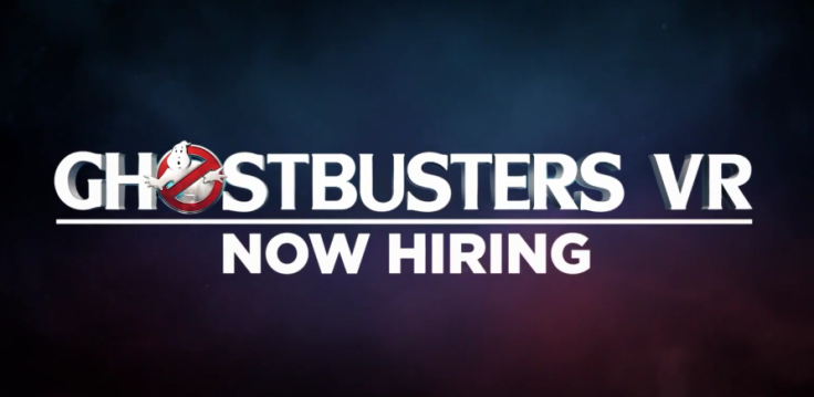 'Ghostbusters VR - Now Hiring' is now available for iOS and Android.