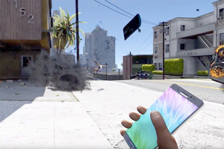 Samsung's infamous Galaxy Note 7 put to good use in a GTA V mod.