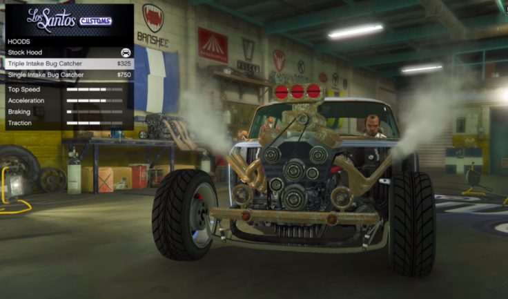 The Tornado Rat Rod features some rad engine customizations. 