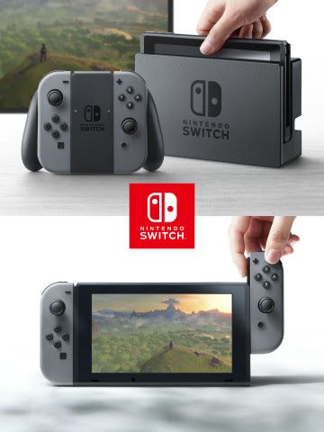 How the Nintendo Switch will look.