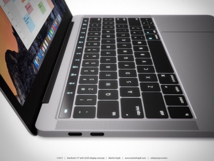Macbook Pro 2016 concept design by Martin Hajek featuring his interpretation of the new OLED touch pane.