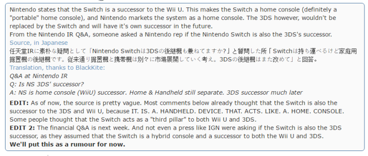 Redditor EightInfinite shares evidence the Nintendo Switch will not replace the 3DS.