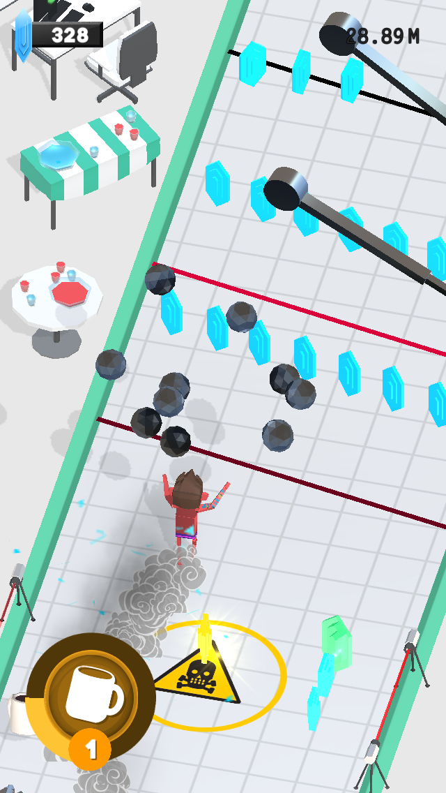 Smile Inc. has insane obstacles