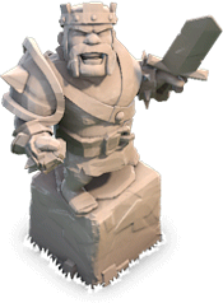 The Barbarian King is a new decoration leaked from the 2016 Clash of Clans Halloween update.