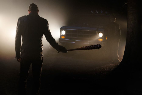 Jeffrey Dean Morgan as Negan in The Walking Dead Season 7.