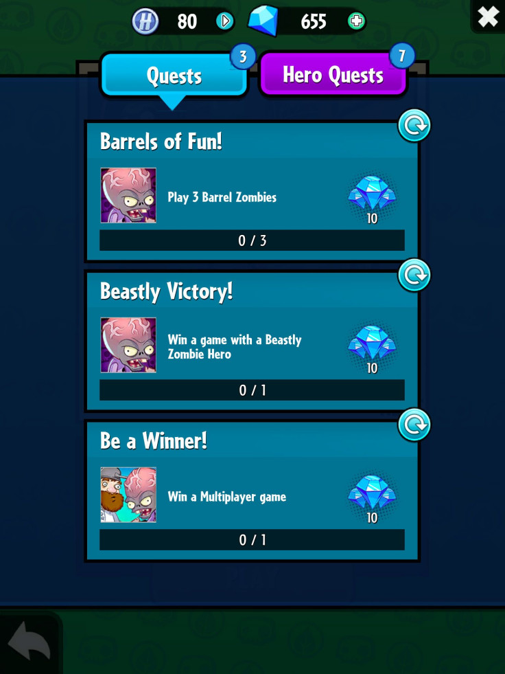Gems are acquired by completing mission or hero quests.