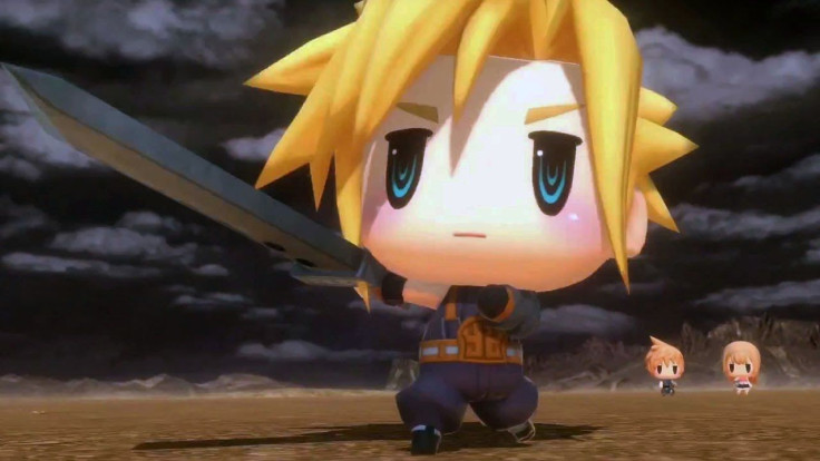 Cloud from Final Fantasy VII in World of Final Fantasy.