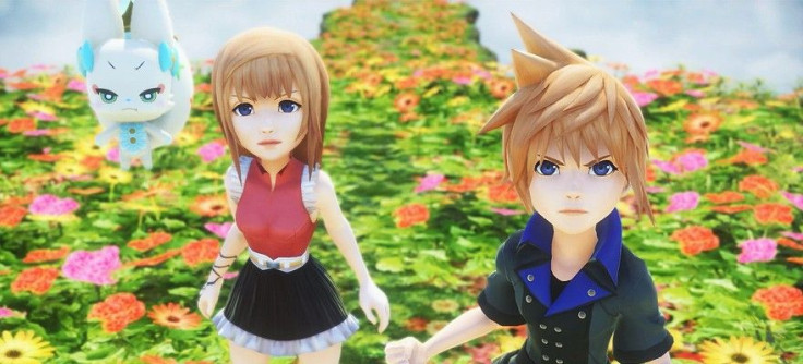 World of Final Fantasy's Lann (right) and Reynn (left).