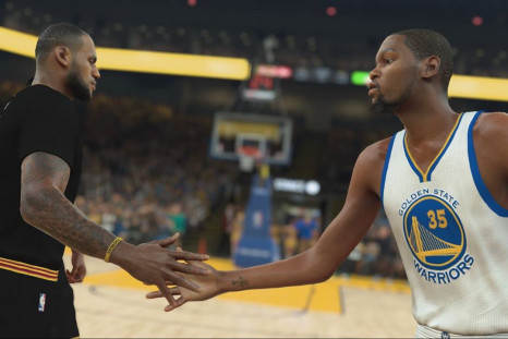 LeBron James and Kevin Durant play major roles in NBA 2K17''s season simulation. 