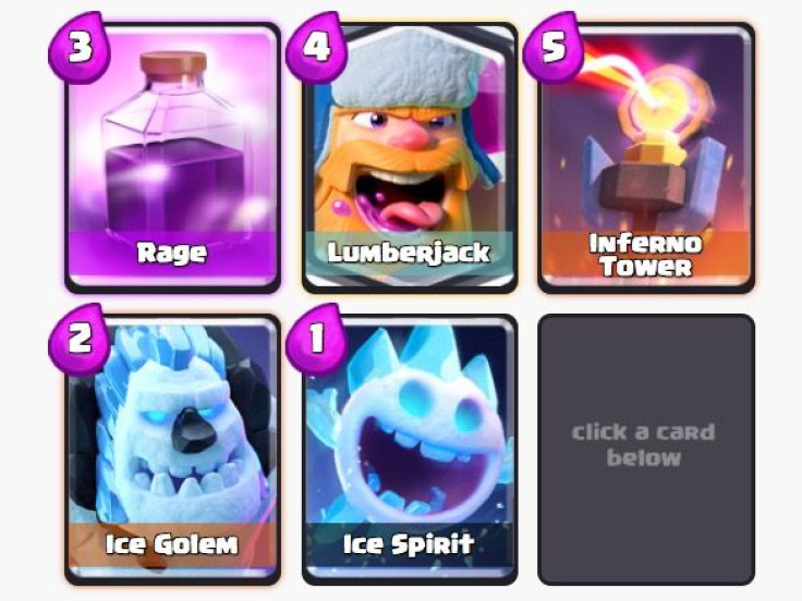 Five Clash Royale cards will see balance changes on November 1 including the ice spirit, inferno tower and rage spell.
