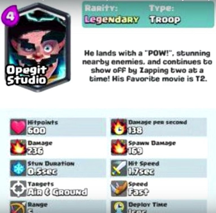 A leaked photo of the Electric Wizard appeared online over the weekend and could be a new legendary card added to Clash Royale this month.