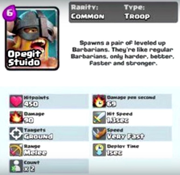 The mega barbarian is one of three rumored new Clash Royale cards leaked online this weekend.