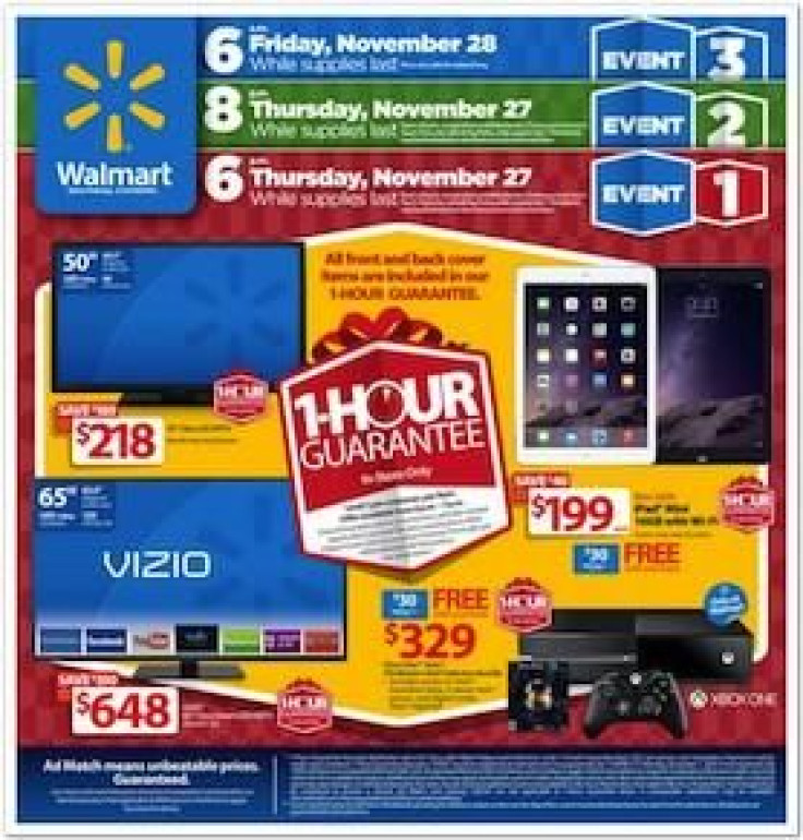 Walmart announced its Black Friday sales would begin Nov 4 but official ads have yet to release. Last year leaked ads showed deep discounts on electronics, toys, games and more starting Thanksgiving night at 6pm. Walmart