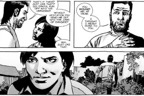 Maggie and Dante in The Walking Dead comics.