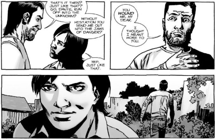 Maggie and Dante in The Walking Dead comics.