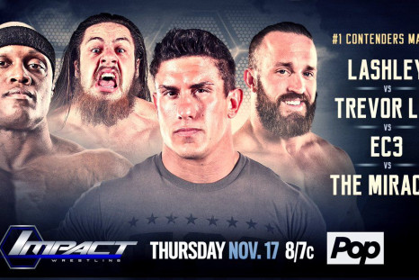 A four-way match is set for next week's Impact Wrestling with EC3, Lashley, Mike Bennett and Trevor Lee. 