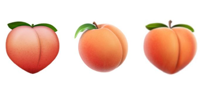 iOS Peach Emoji