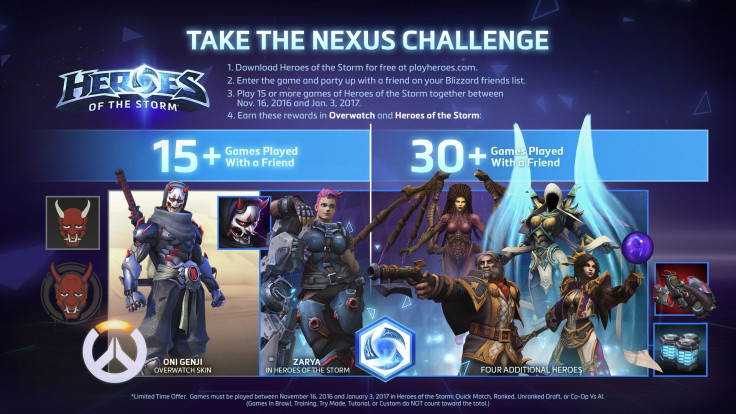 The Nexus Challenge for Heroes Of The Storm and Overwatch