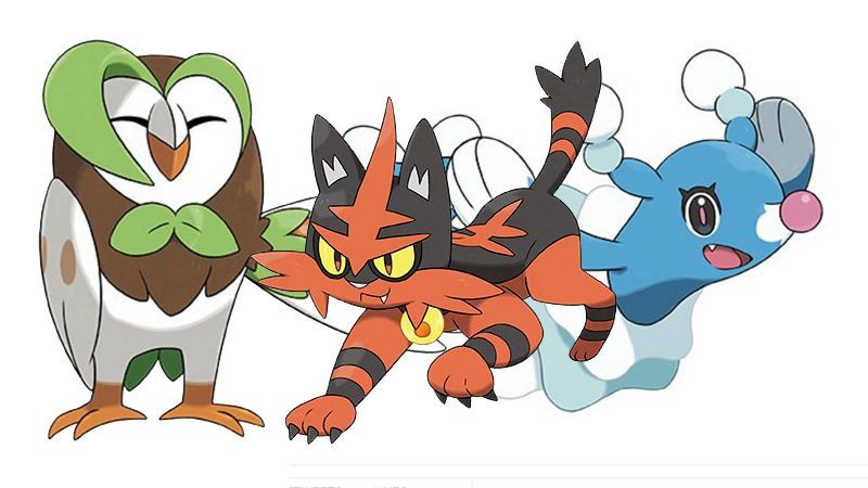 'Pokémon Sun And Moon' Starter Guide: How To Pick The Perfect Starter - What Are The Starter Pokemon In Sun And Moon