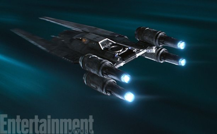 Rogue One U-Wing Rebel Starship features X-wing thrusters.