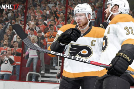 The Philadelphia Flyers alternate uniforms were added in NHL 17's  Content Update 2. 