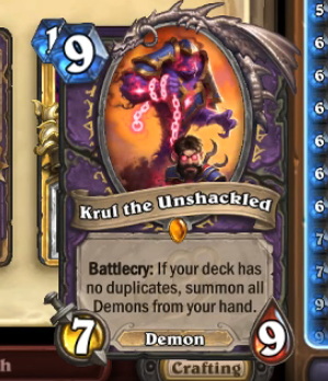 Krul, The Unshackled