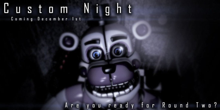 'Five Nights At Freddy's: Sister Location' Custom Night will go live on Dec. 1. A new teaser reveals the release date and hypes Funtime Freddy's return. 'Five Nights At Freddy's: Sister Location' is available now on PC.