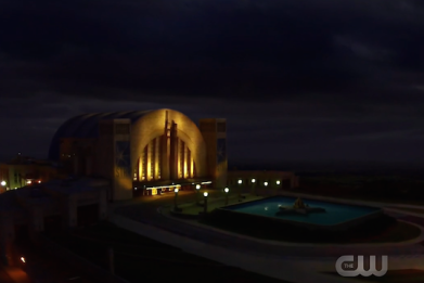 The Hall of Justice on 'The Flash.'