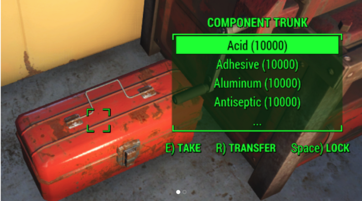 This Cheat Container mod puts fully stocked toolboxes near all of 'Fallout 4's' settlements. Anything you want to scrap together is right where you need it.