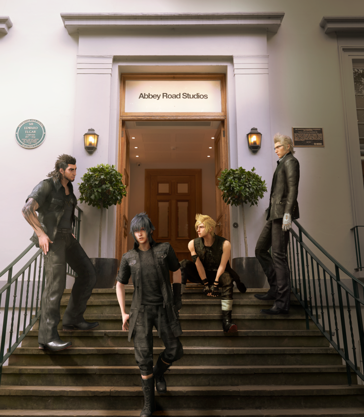 The boys of FFXV at Abbey Road Studios in London. For some reason/