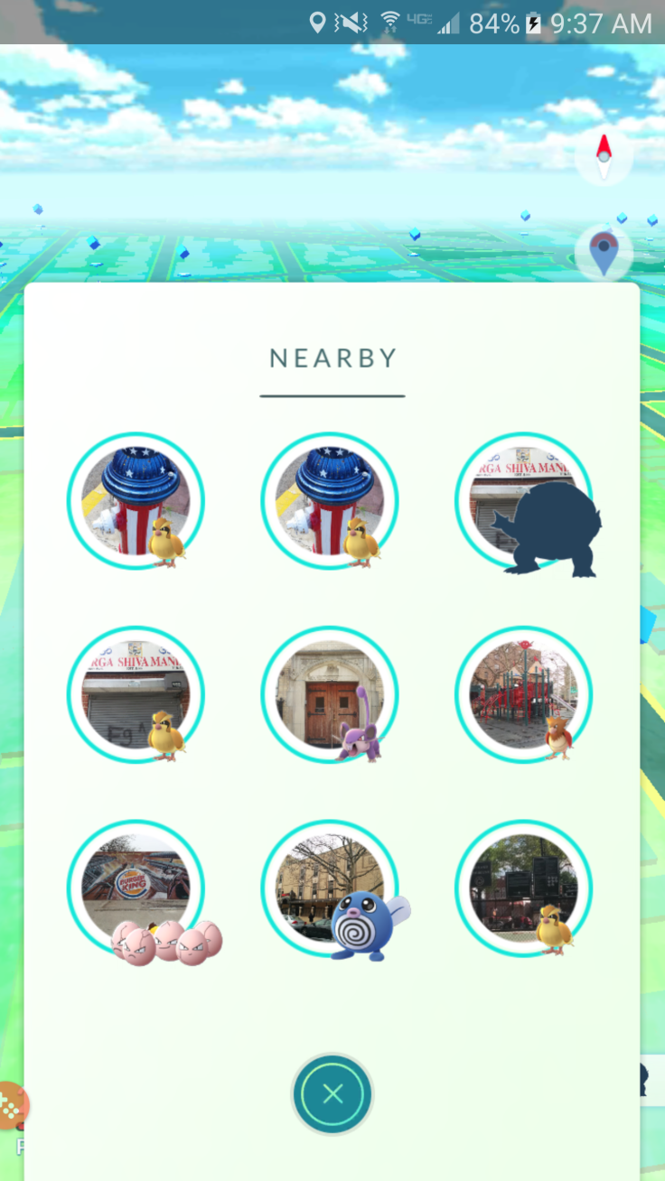 The new Nearby tracking system in 'Pokemon Go'